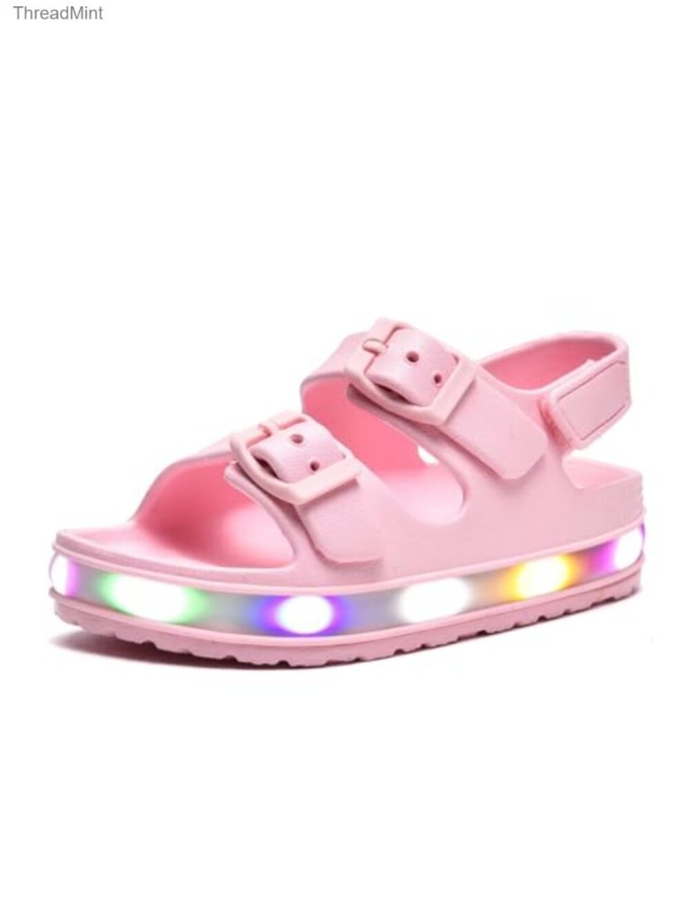 Light Up Sandals Toddler Kids Water Beach Double Buckle Adjustable
